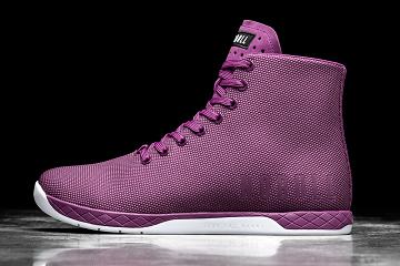 Women's Nobull High-Top Trainers Deep / Purple | SG M3064Q